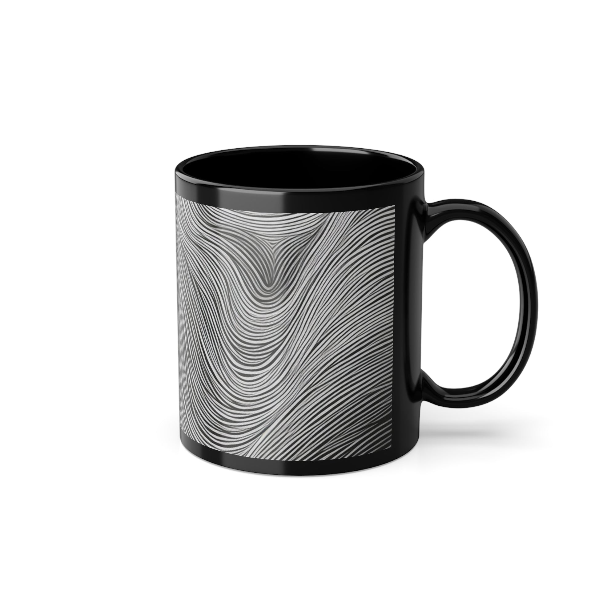 Abstract Black Mug