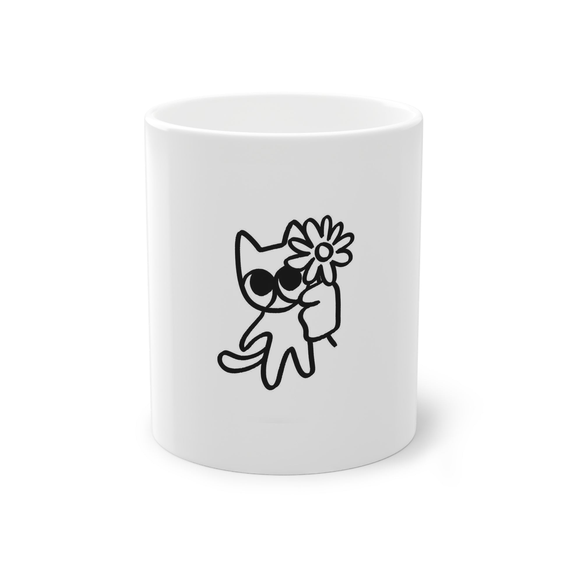 Flower Cat Mug
