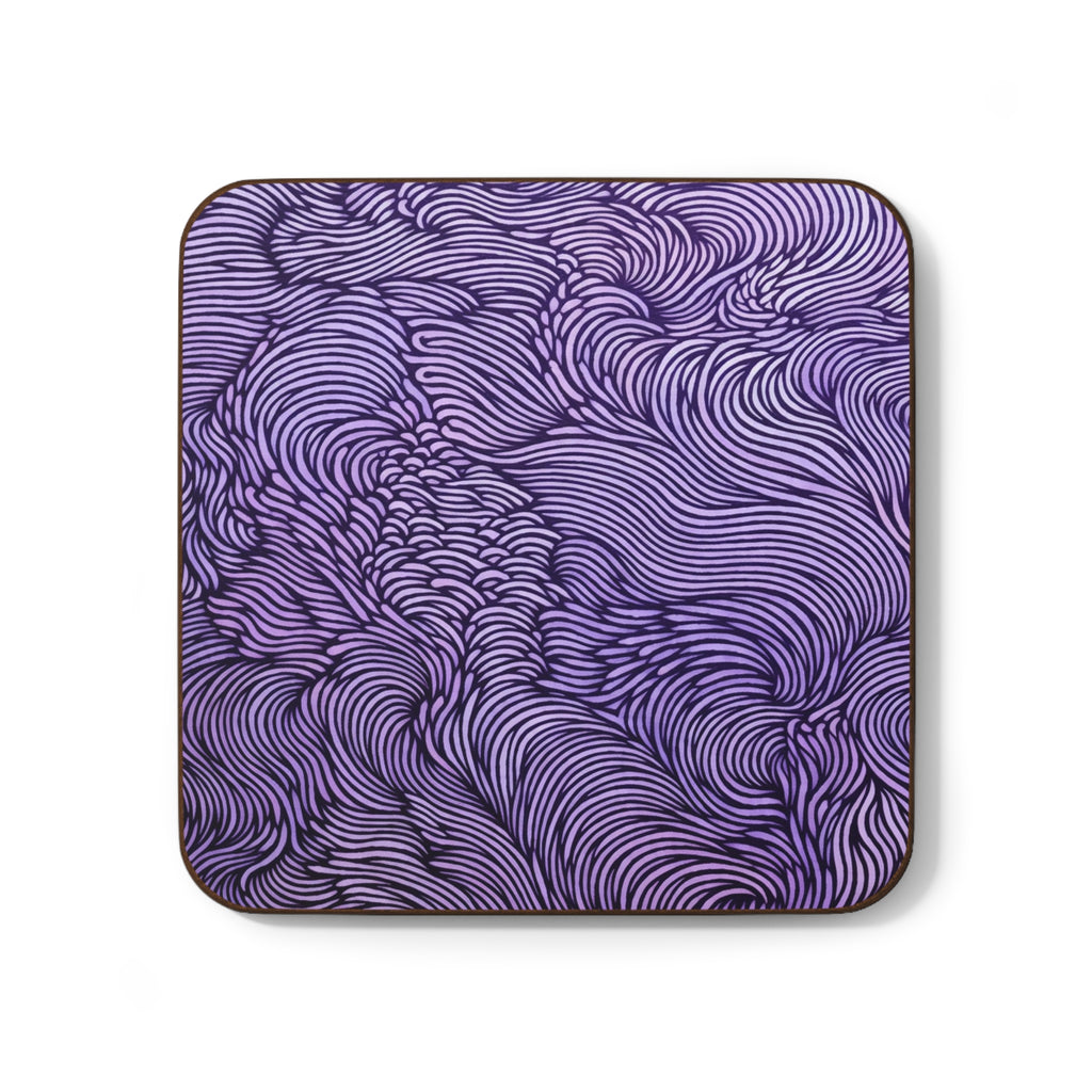 Remolino púrpura artístico - Posavasos