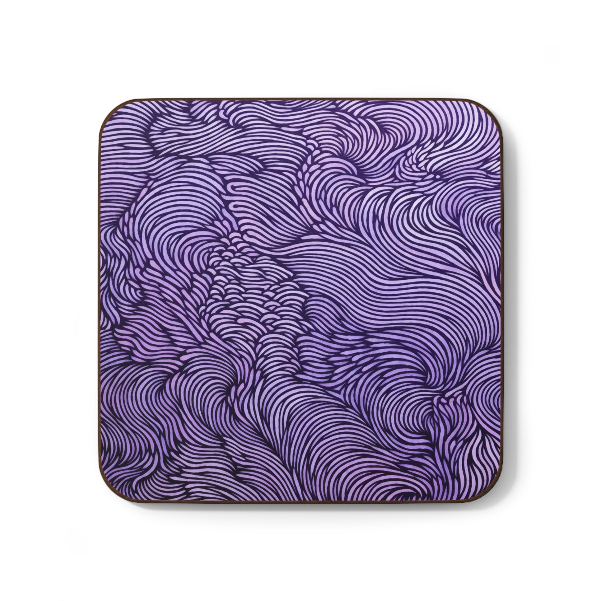 Artistic Purple Swirl - Coaster