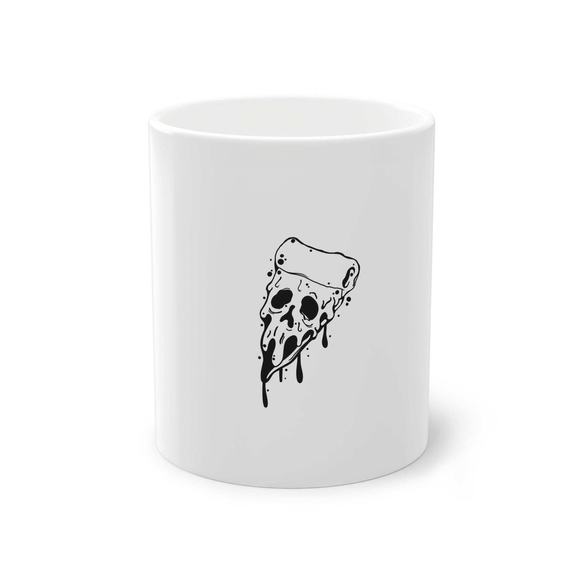 Gothic Pizza Skull Mug