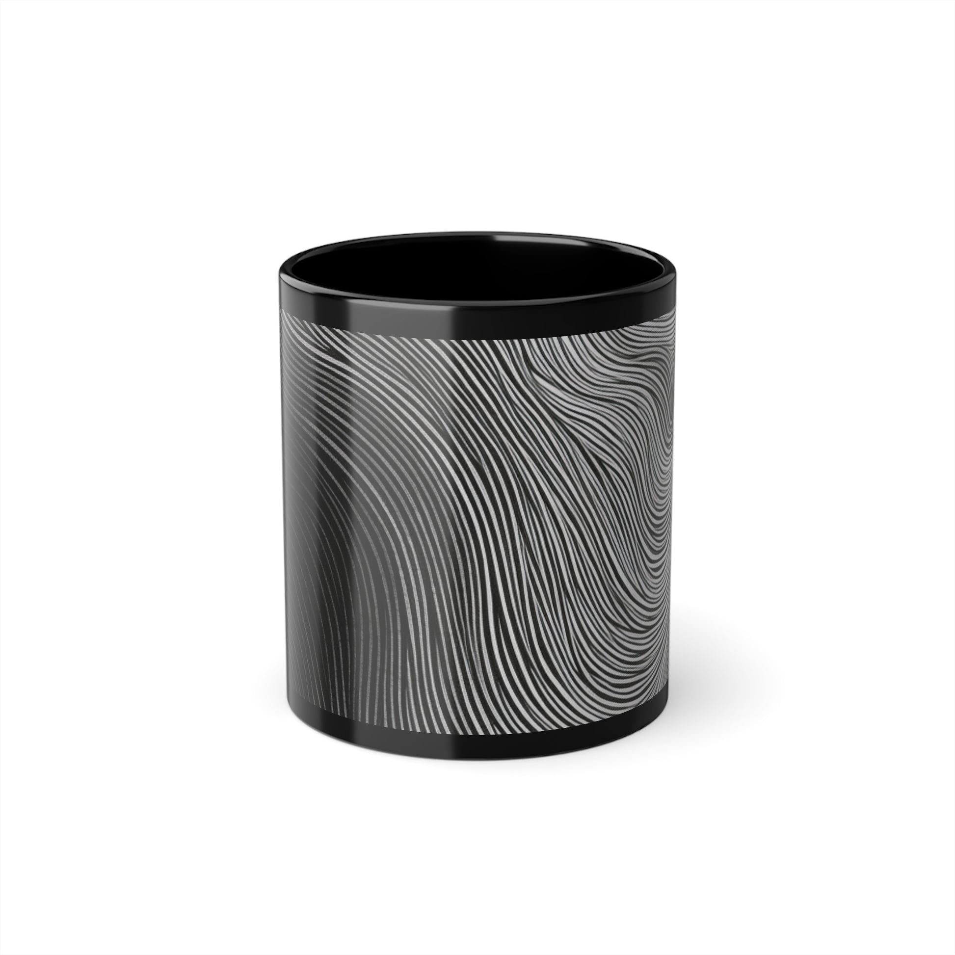 Abstract Black Mug