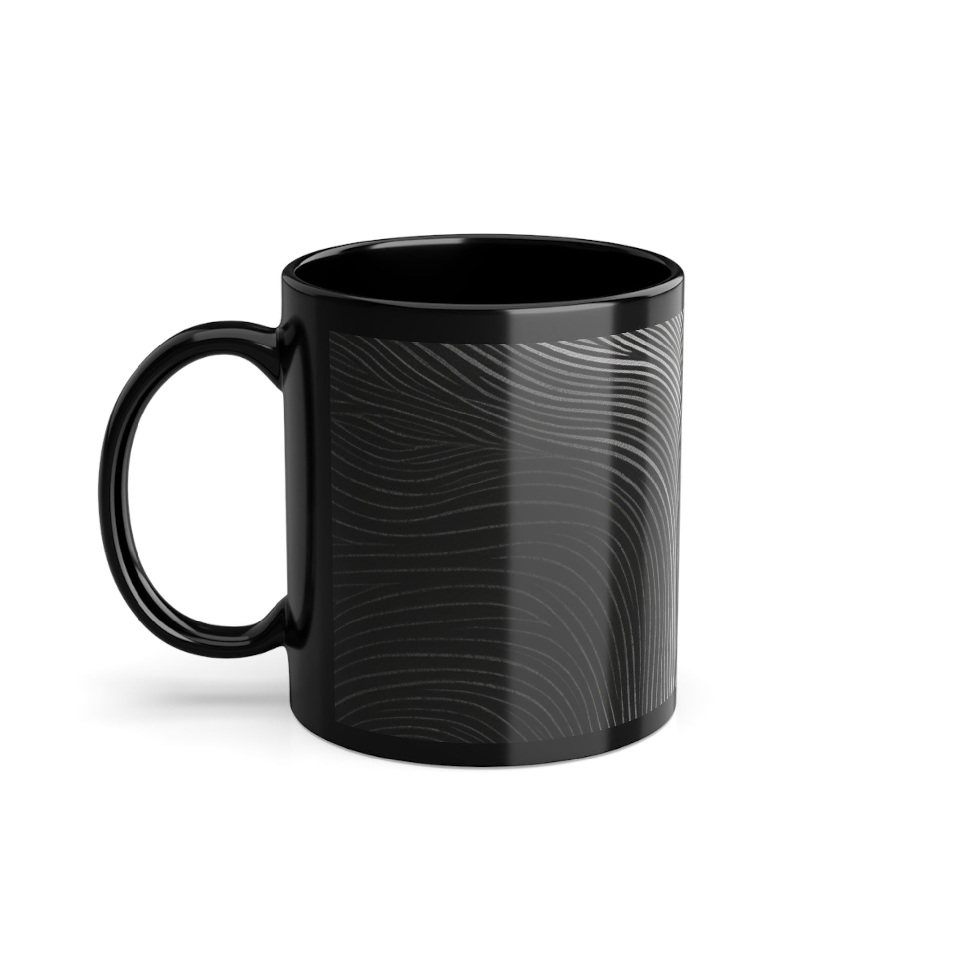 Abstract Black Mug