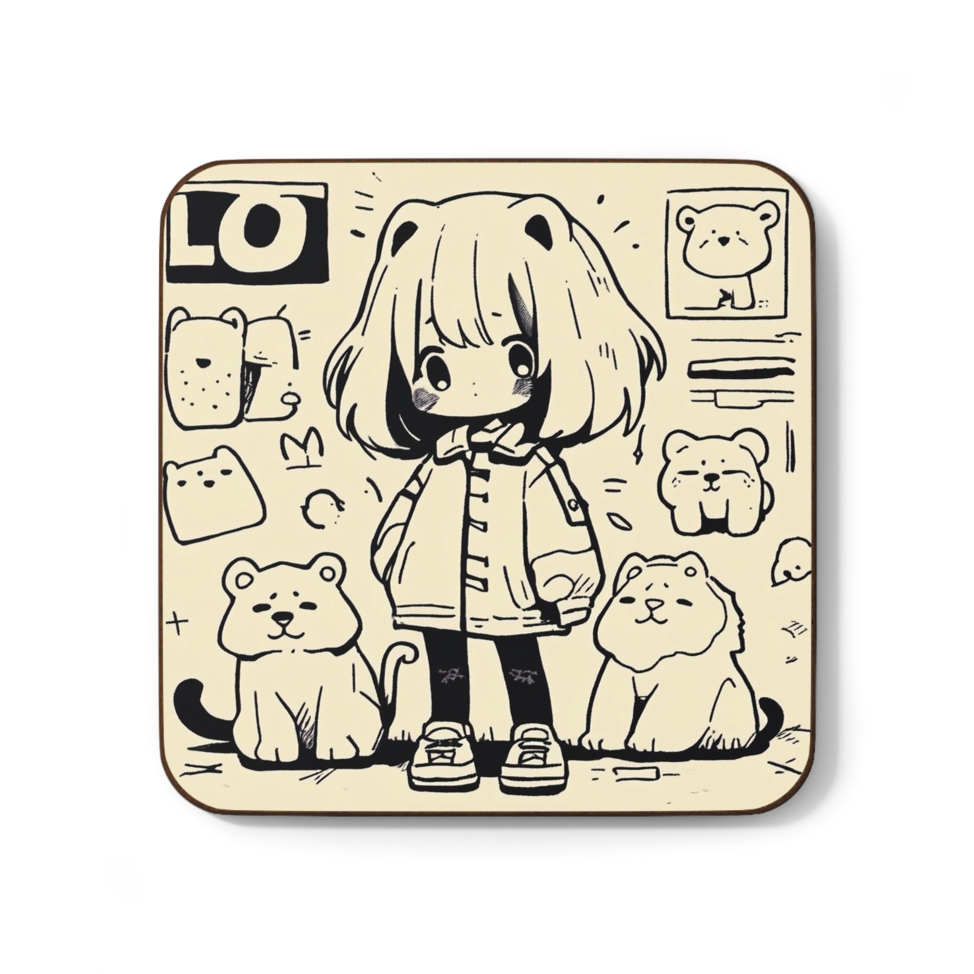 Cute Animal Character - Coaster
