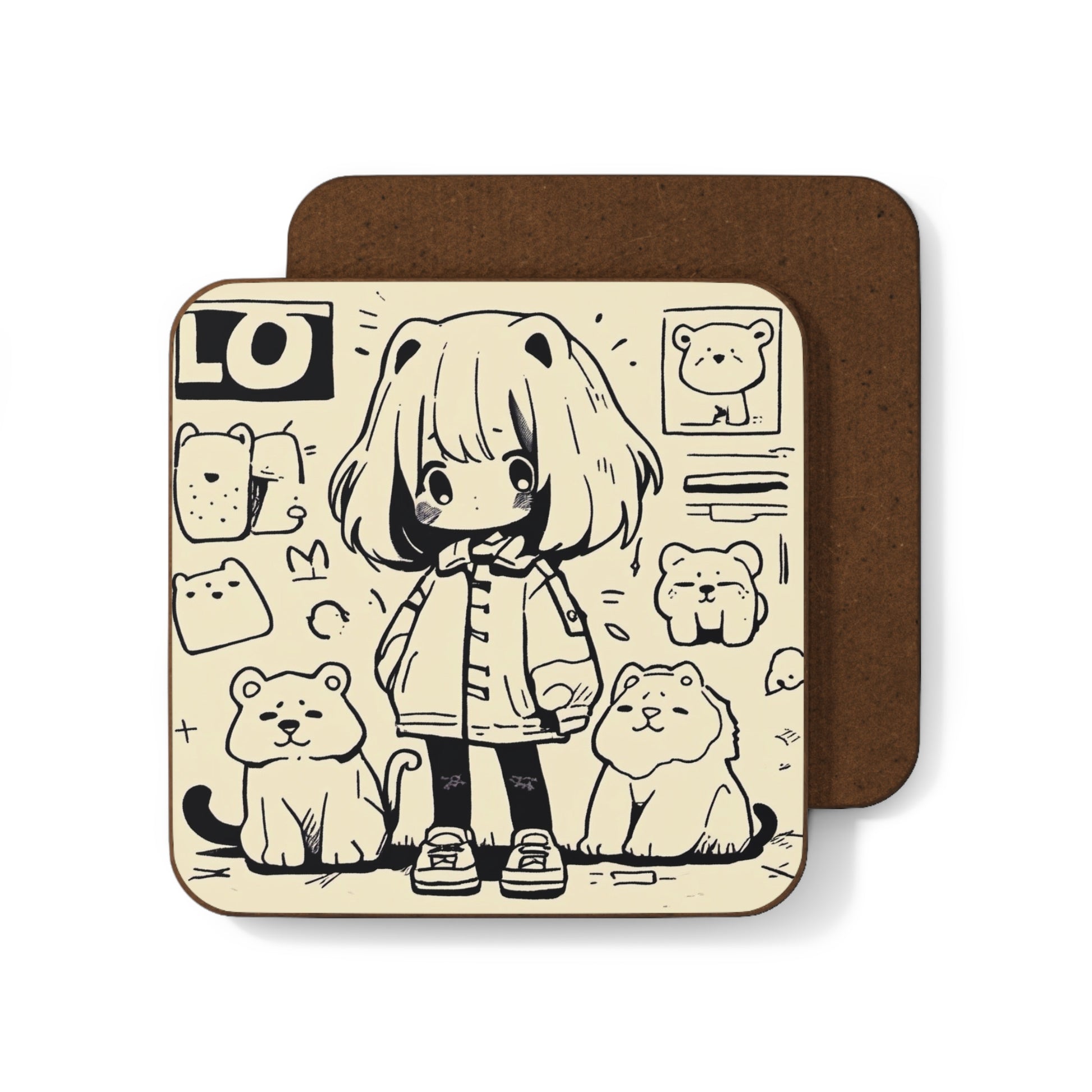Cute Animal Character - Coaster