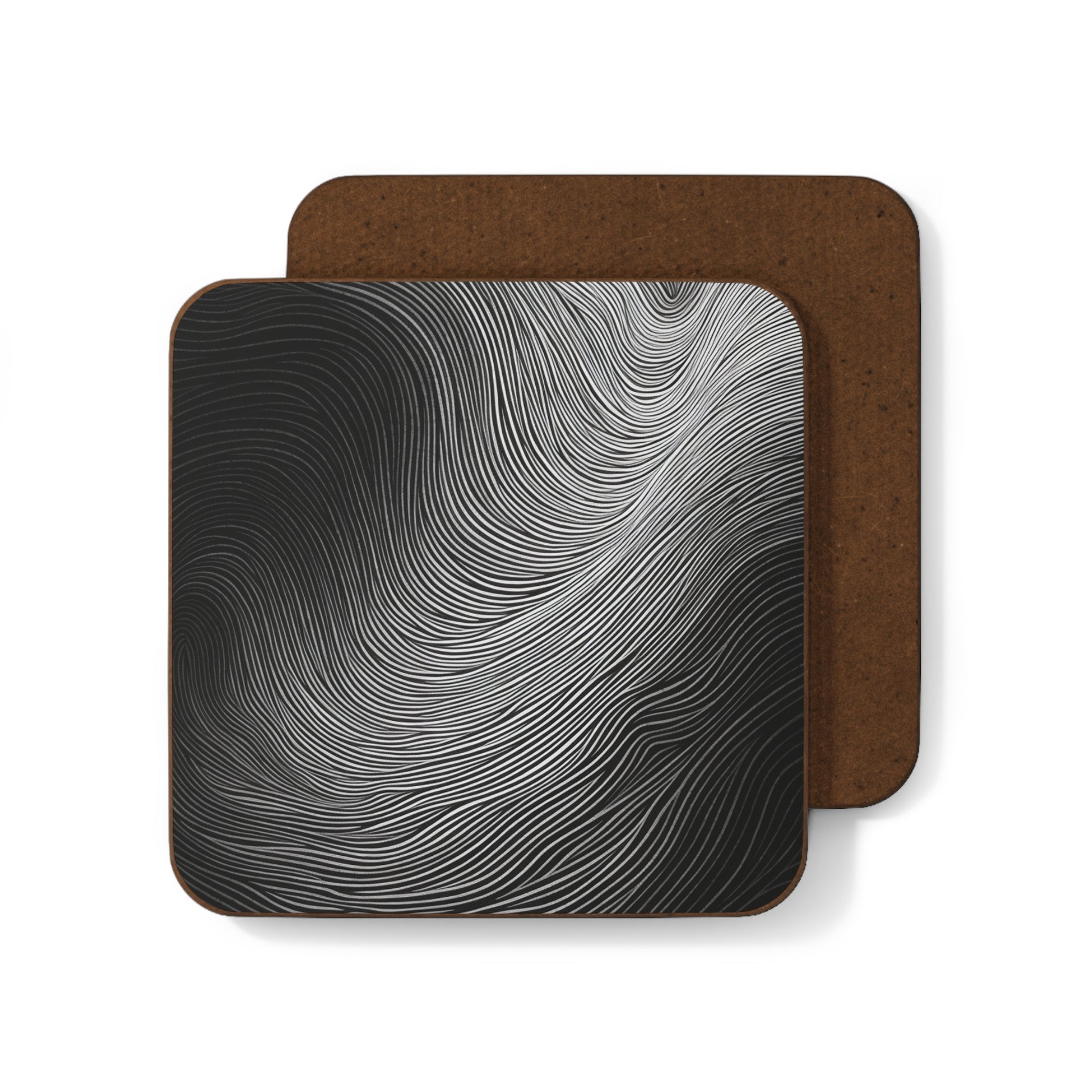 Abstract Black Coaster